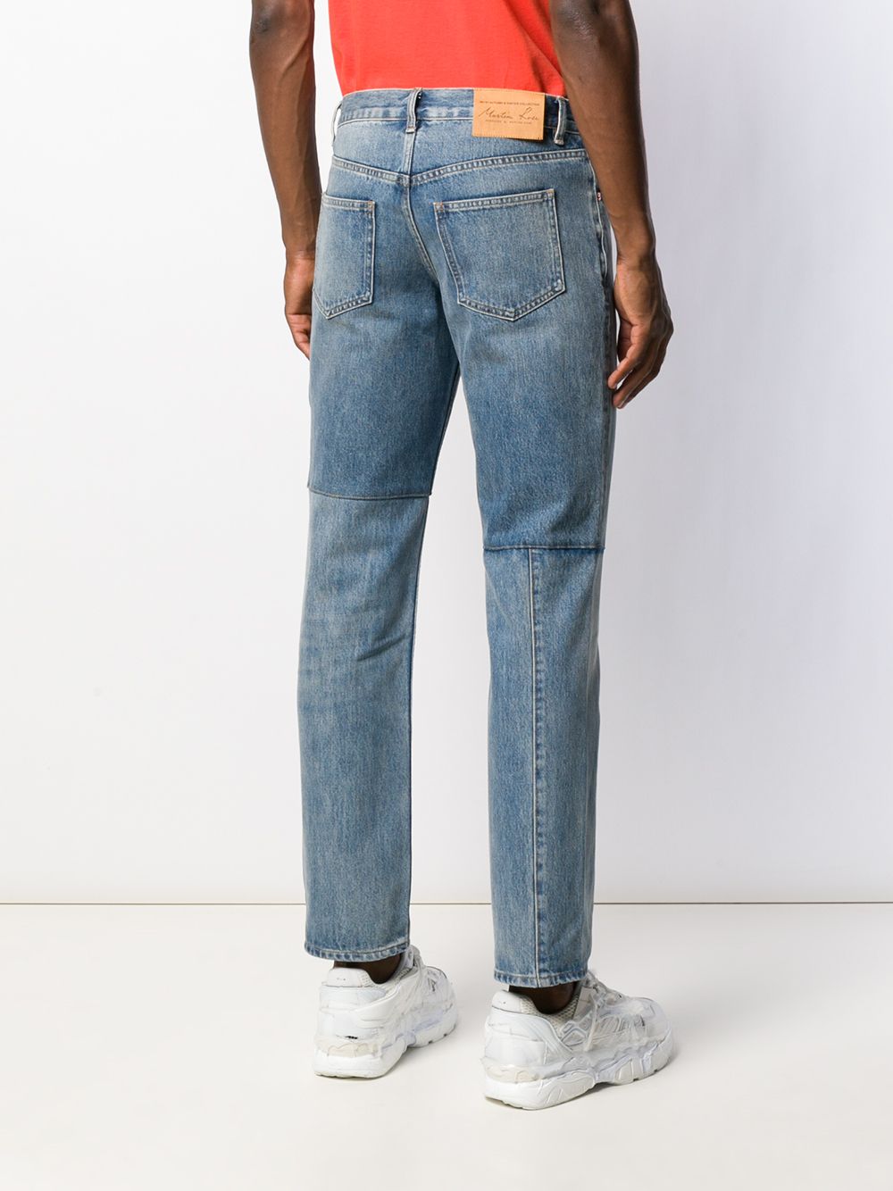 Martine Rose Panelled straight-leg Jeans - Farfetch