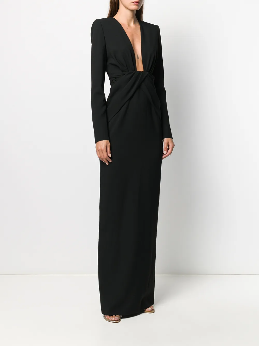 Bild 2 von Saint Laurent Kleid mit tiefem Ausschnitt