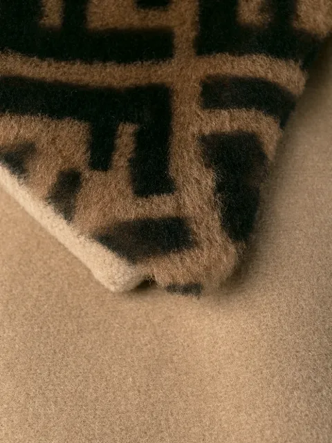 FENDI LOGO COLLAR BOMBER JACKET