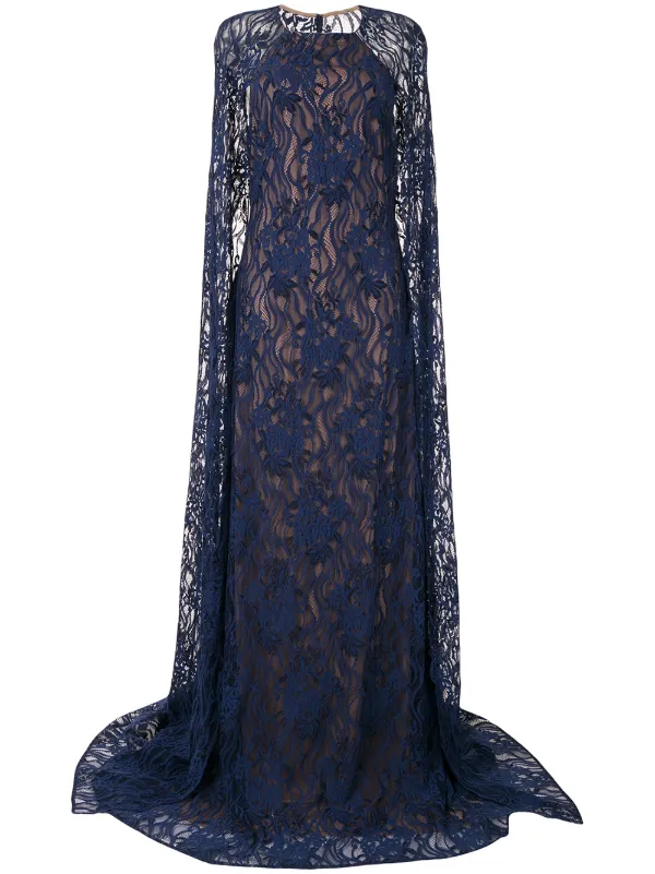 Embroidered Cape Dress 2025 | www.angloamericancentre.it