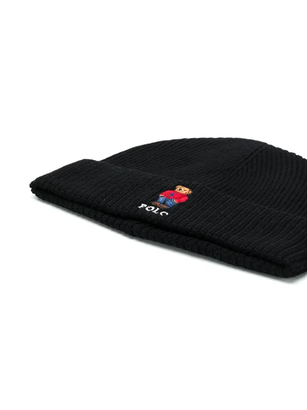 polo teddy bear beanie