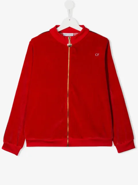 Chiara Ferragni Kids chamarra bomber con logo