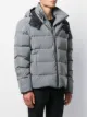 Les Hommes press stud hood puffer jacket