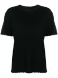 UNRAVEL PROJECT basic plain T-shirt - Black