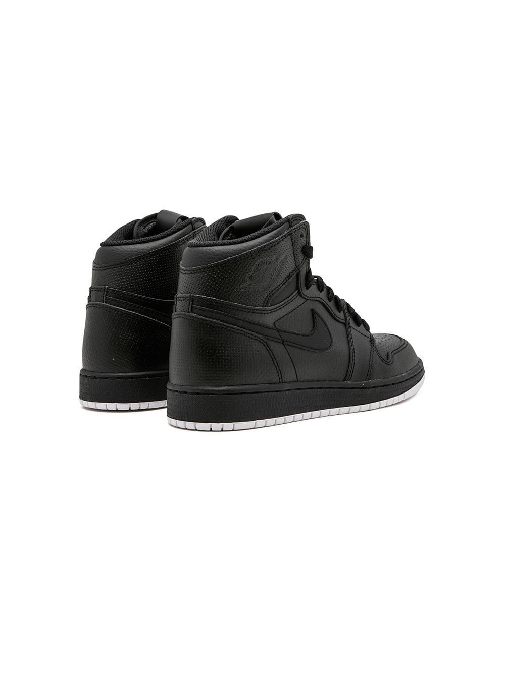 Shop Nike Air Jordan 1 Retro High Og Bg Sneakers In Black