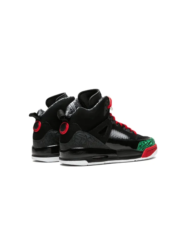 jordan spizike black green