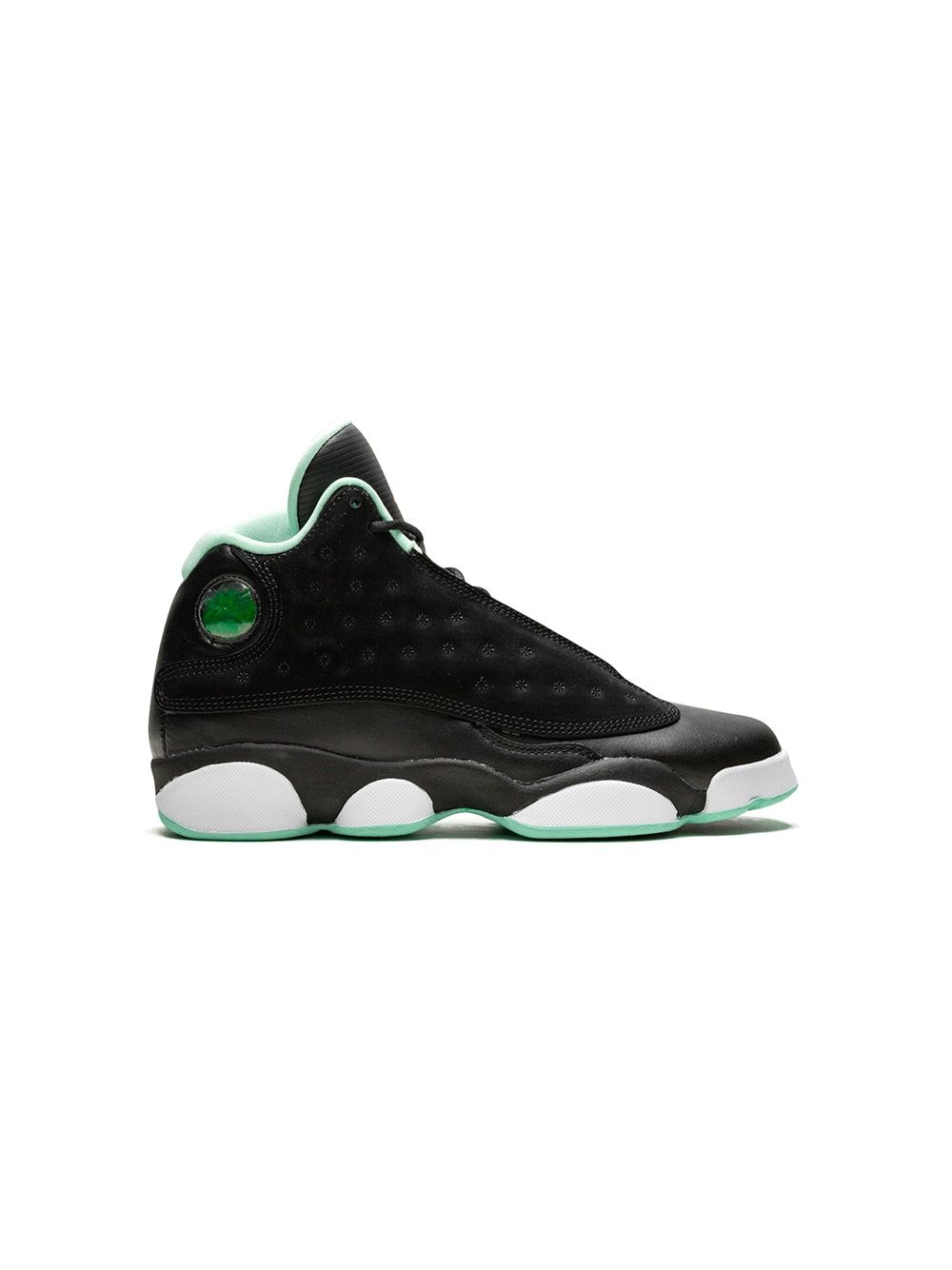 Jordan retro 13 black hotsell and green