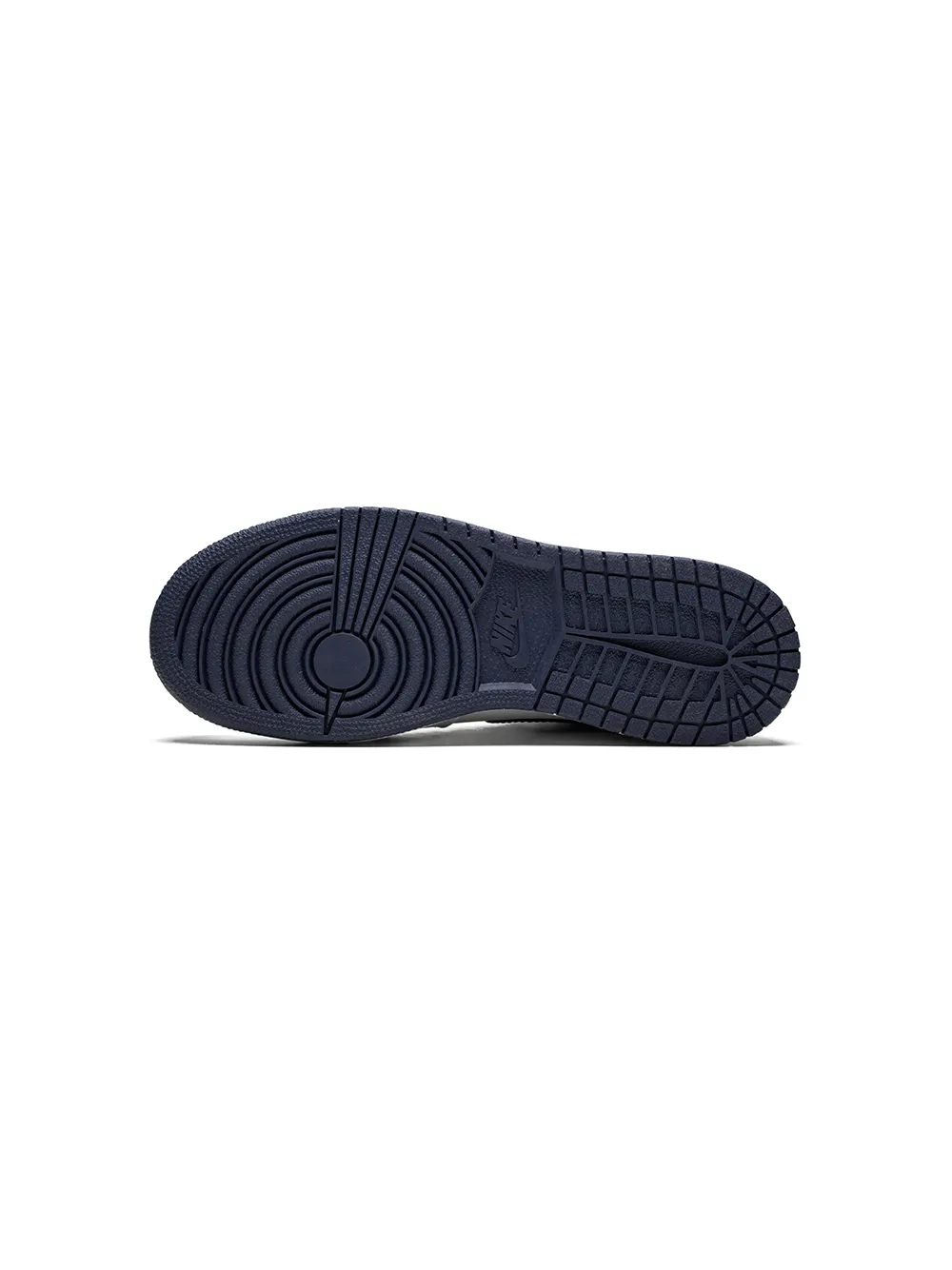 Jordan Air 1 High Og Sneakers In White/midnight Navy