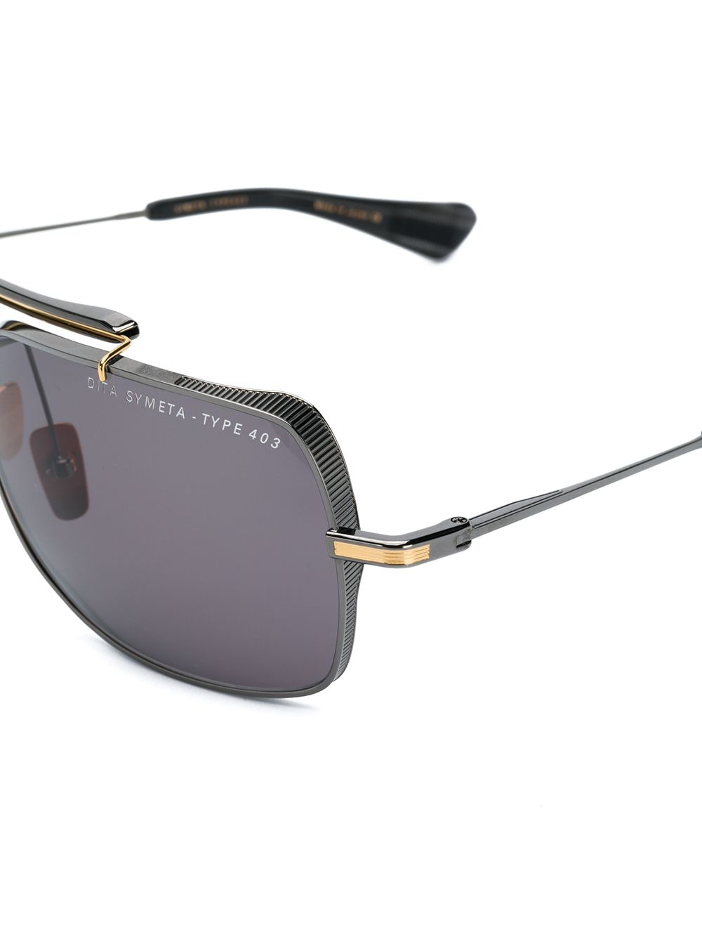 Shop Dita Eyewear Square Sunglasses In 黑色