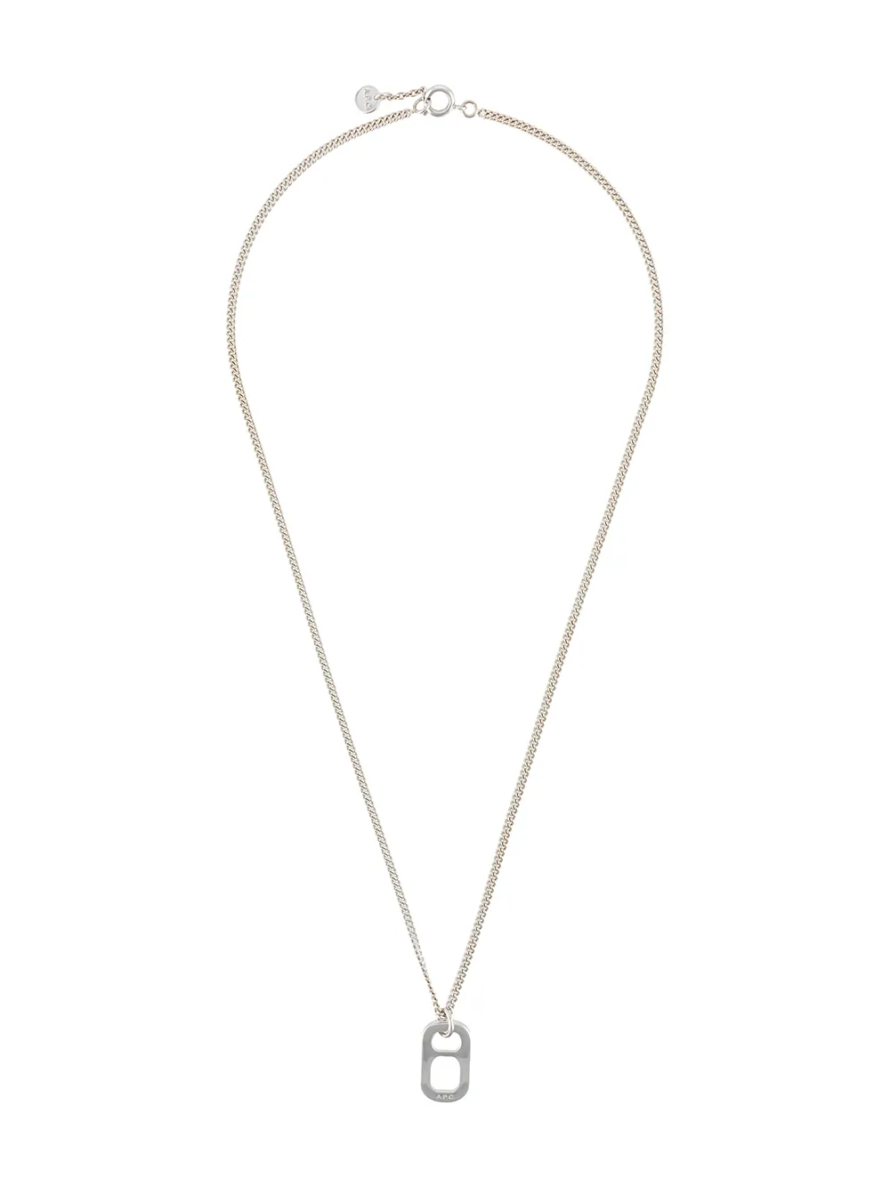 A.P.C. колье с подвеской-логотипом
