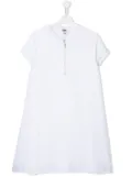 Karl Lagerfeld Kids colour bock short sleeve dress - White