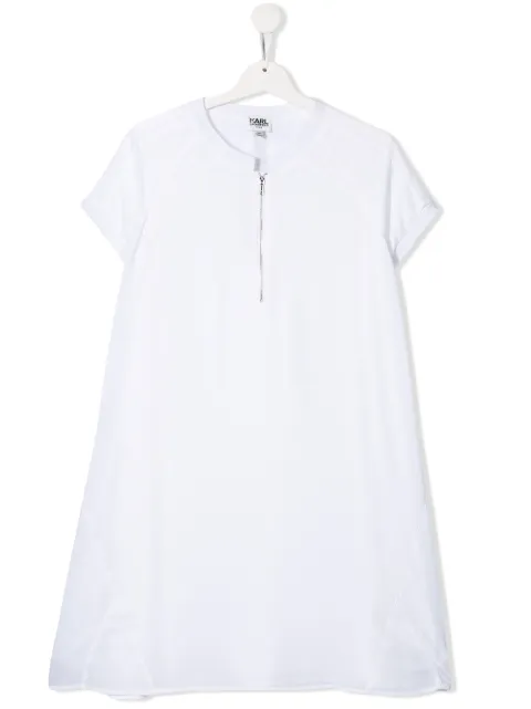 Karl Lagerfeld Kids colour bock short sleeve dress