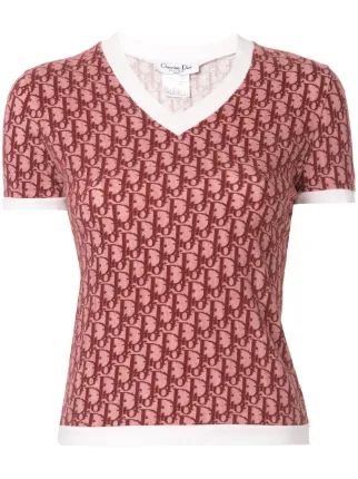 Christian Dior Trotter Pattern T-shirt 