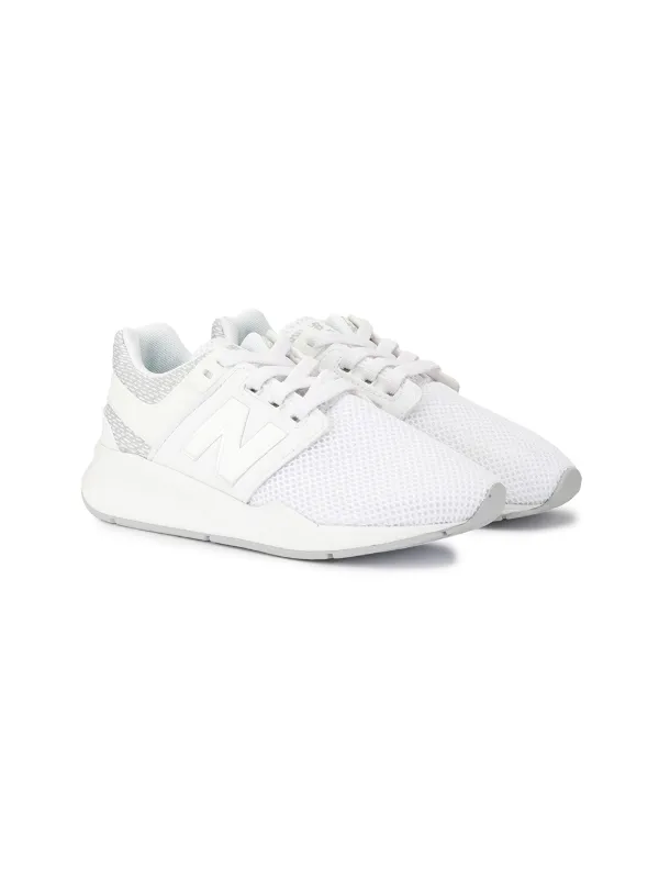 new balance kids white