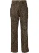 Image 1 of Fendi Pre-Owned leopard printed straight trousers