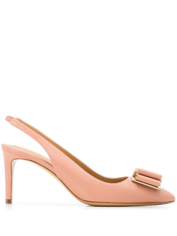 ferragamo pink heels