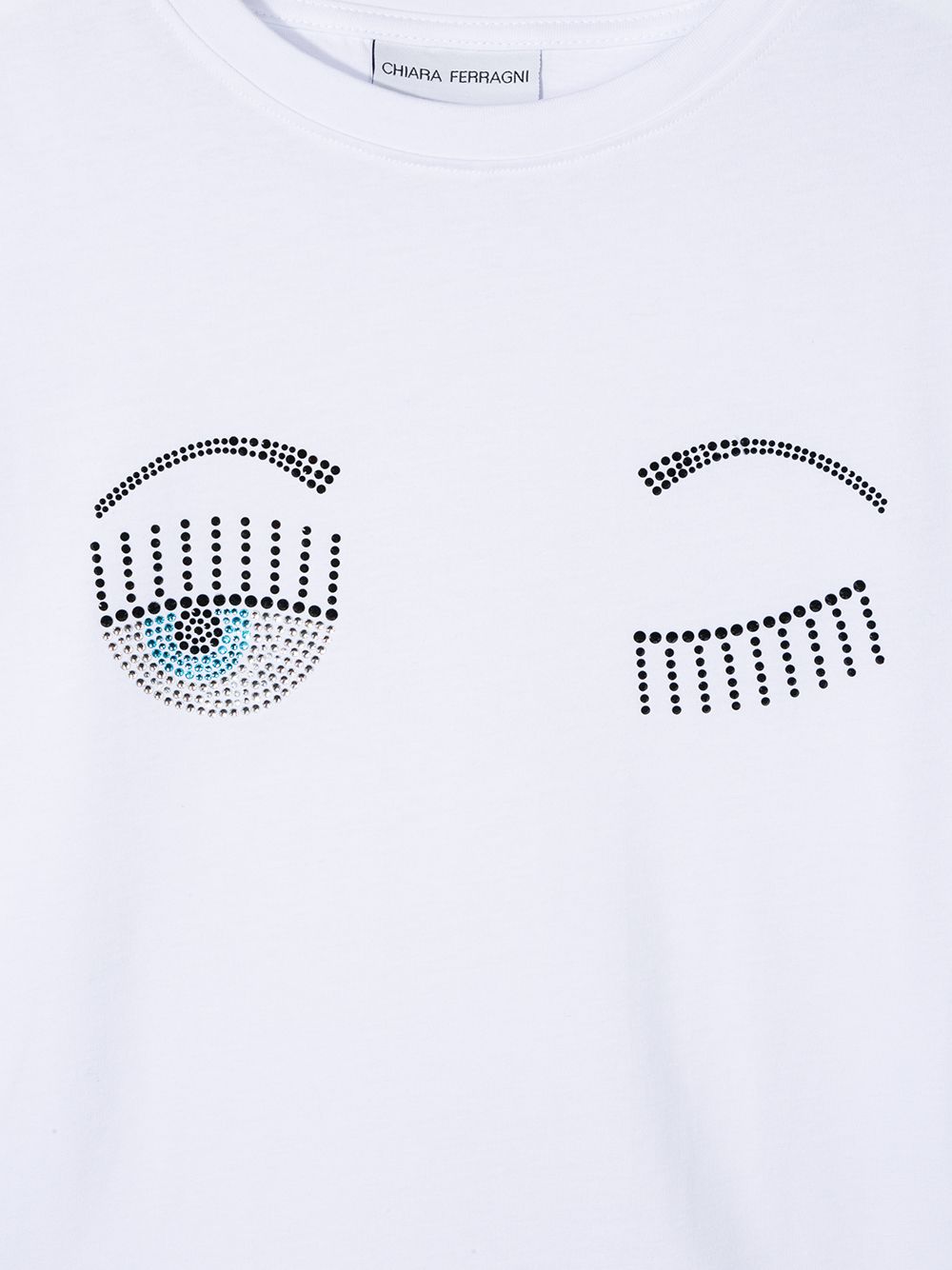 фото Chiara ferragni kids футболка flirting eyes