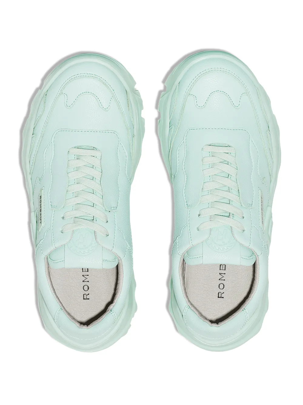 фото Rombaut green boccacio chunky sole sneakers