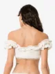 She Made Me Saachi crochet frill bikini top