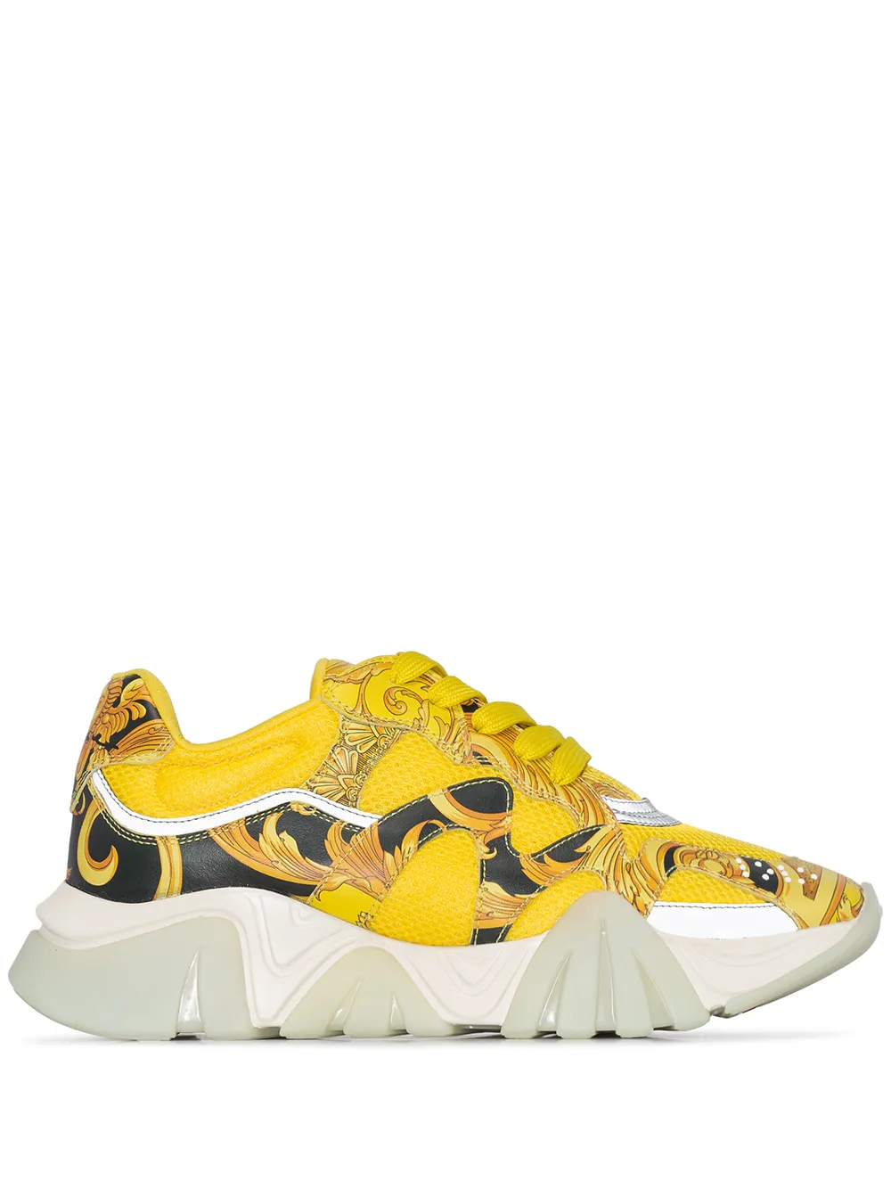 VERSACE BAROQUE PRINT CHAIN REACTION SNEAKERS