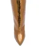 Paris Texas glossy crocodile-effect boots