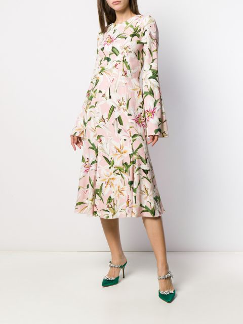 dolce and gabbana lily print