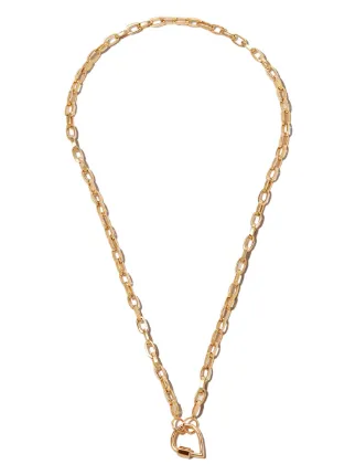Shop Marla Aaron 18kt yellow gold biker 