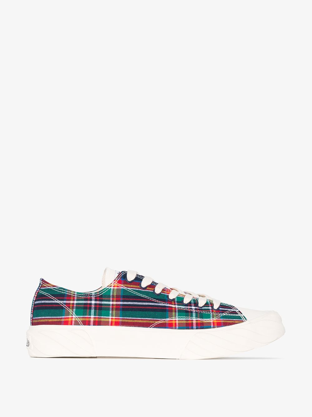 AGE GREEN AND RED CHECK LOW TOP trainers,AGFTCRCTCKN01114479251