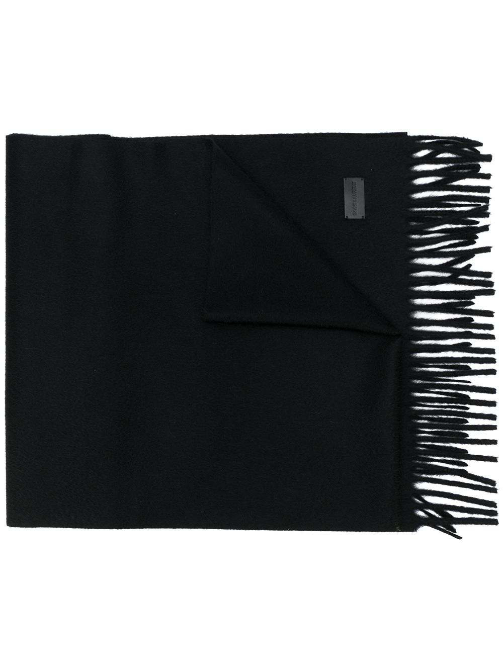 Image 1 of Saint Laurent fringed scarf