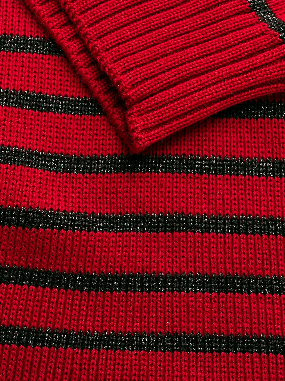 striped knitted jumper