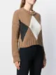 Brag-wette jersey con motivo de rombos