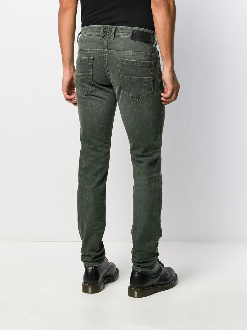 Diesel Skinny jeans Groen