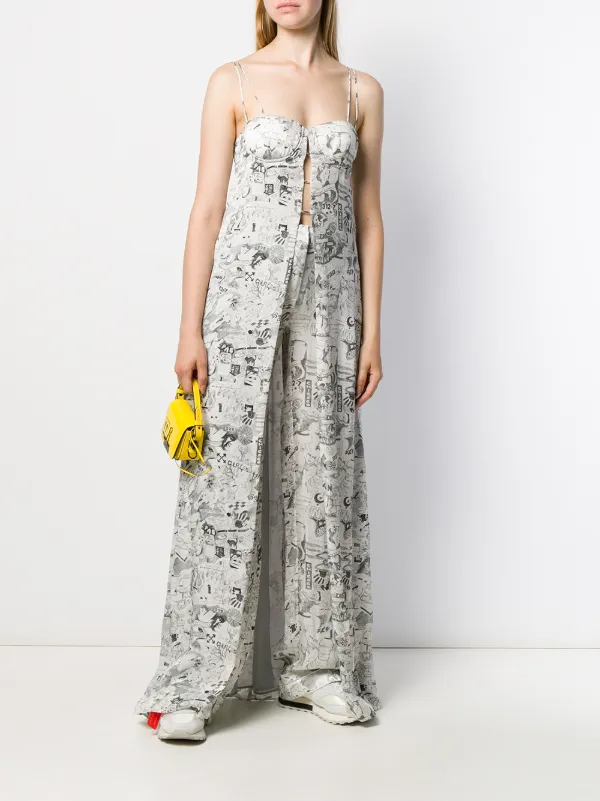 long crepe dress