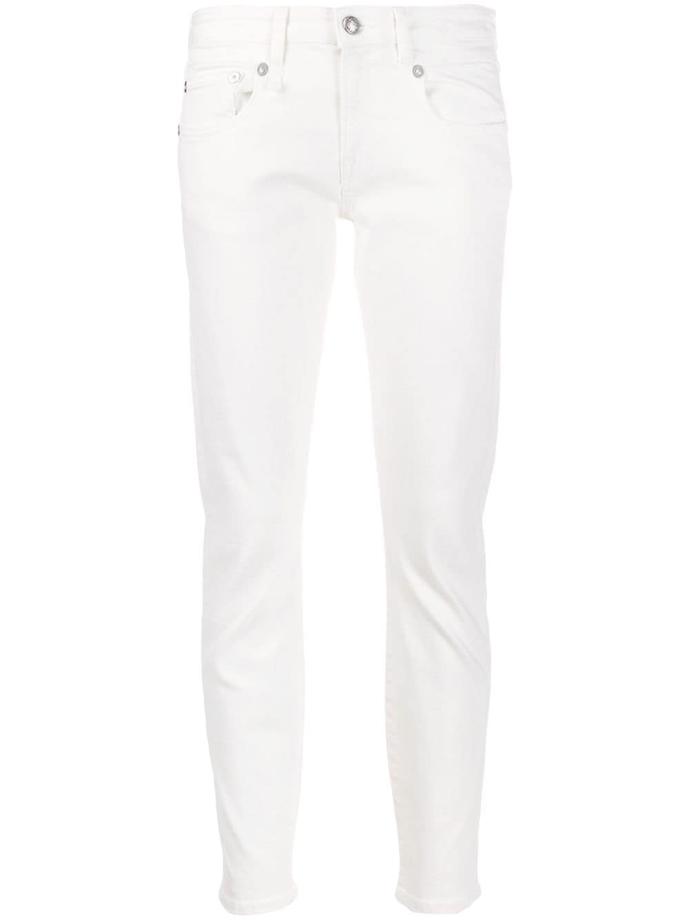 

R13 skinny jeans estilo boyfriend - Blanco