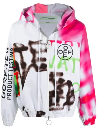 off white graffiti hoodie