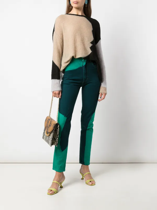 eckhaus latta green jeans