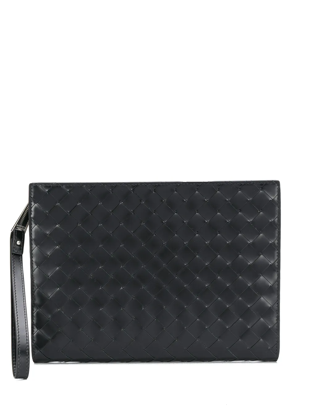 Image 1 of Bottega Veneta intrecciato-weave clutch