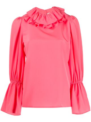 Tory Burch Ruffle Trim Blouse - Farfetch