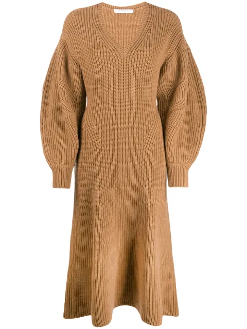 Givenchy v-neck jumper dress