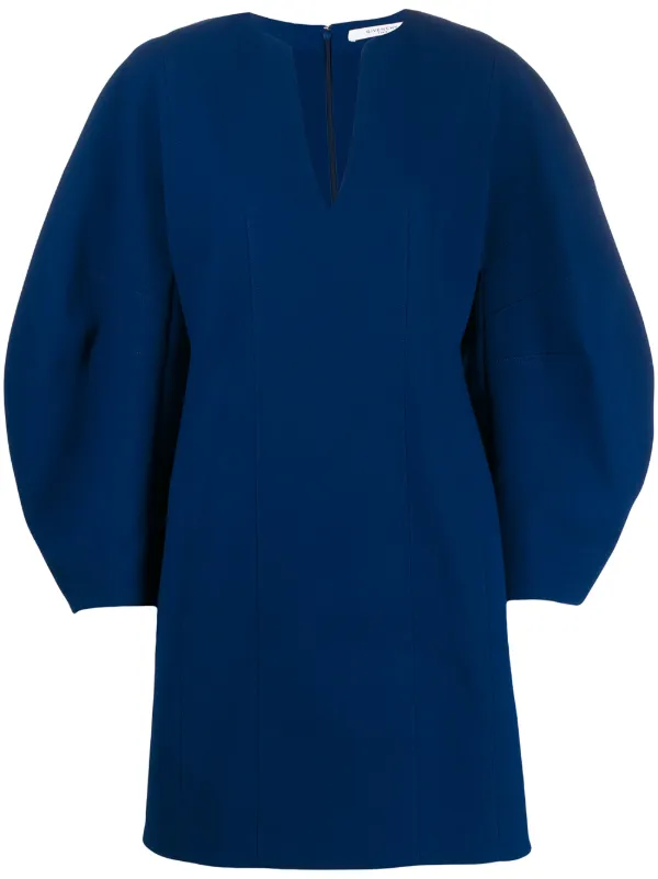 balloon sleeve shift dress