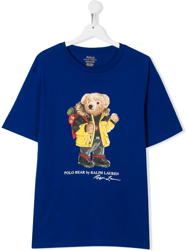 polo bear blue shirt