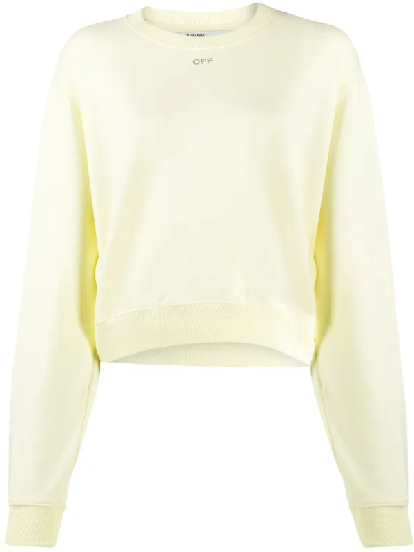 Off-White Crystal Embellished