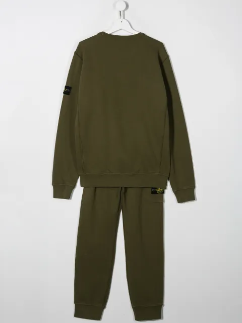 STONE ISLAND TEEN BRANDED TRACKSUIT