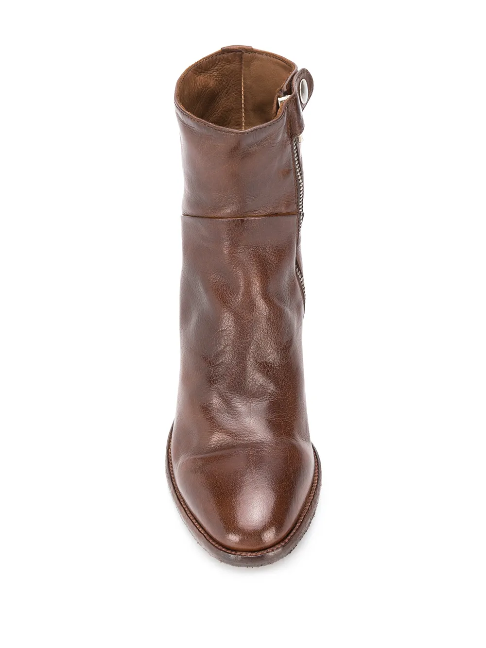 Officine Creative Sarah enkellaarzen Bruin