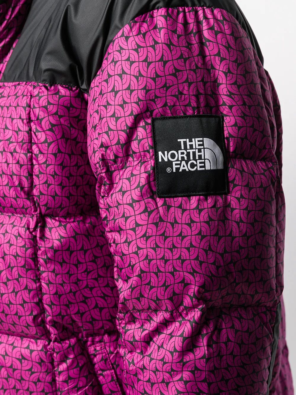 фото The North Face пуховик с принтом