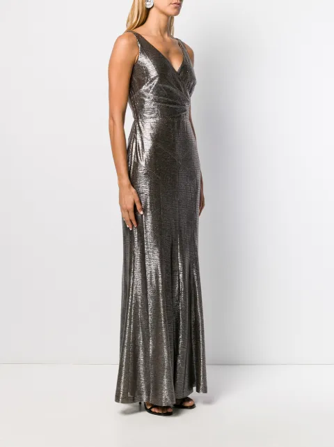metallic evening gowns