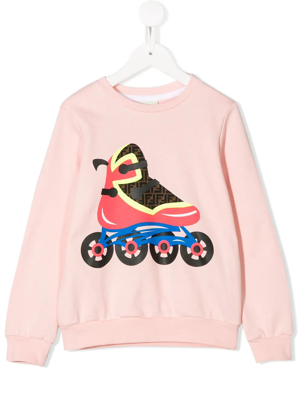 Fendi Kids толстовка с принтом Fendi Kids толстовка с принтом