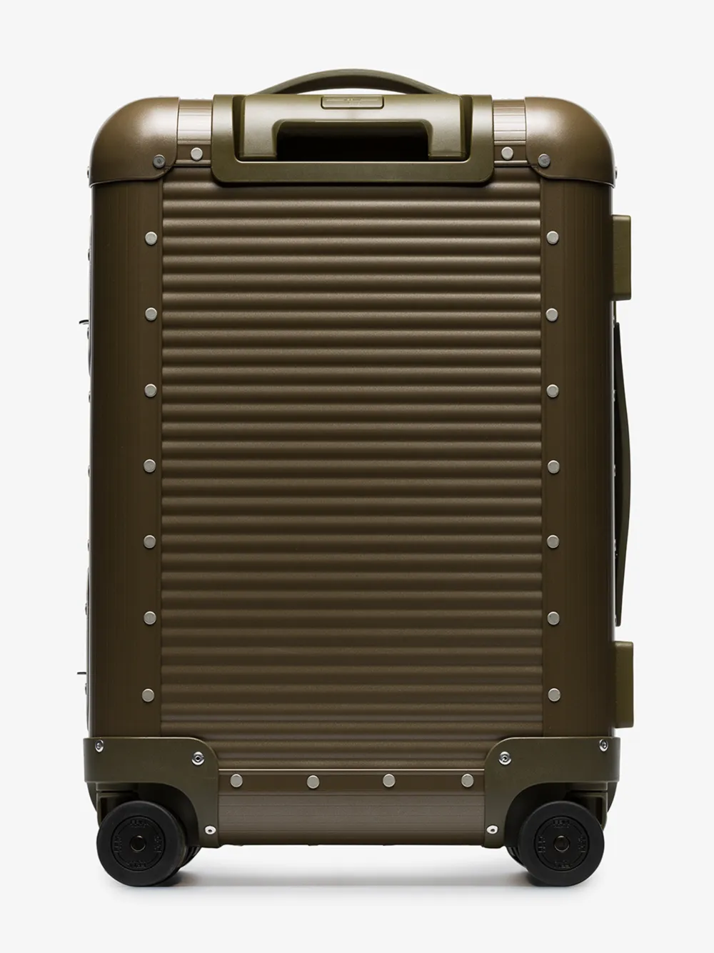 FPM - FABBRICA PELLETTERIE MILANO BY NICK WOOSTER GREEN BANK SPINNER 53 CABIN SUITCASE