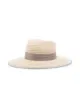 D’ESTRËE Cindy grosgrain-trimmed straw hat