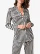 Olivia von Halle Lila striped pyjama set